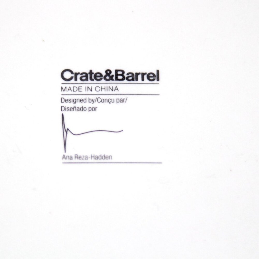 CB2 Crate & Barrel Sushi Appetizer Plates‎ Set of 4 VGUC - Picture 5 of 13